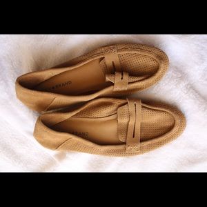 Lucky Brand suede flats/ loafers